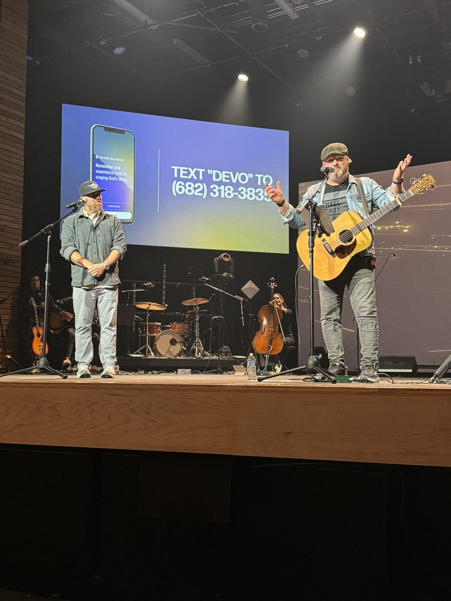 patrickbaldwin's tweet image. The @shaneandshane Christmas Tour kicked off at @harris_creek 
Text “Devo” to 682-318-3835
devo.theworshipinitiative.com