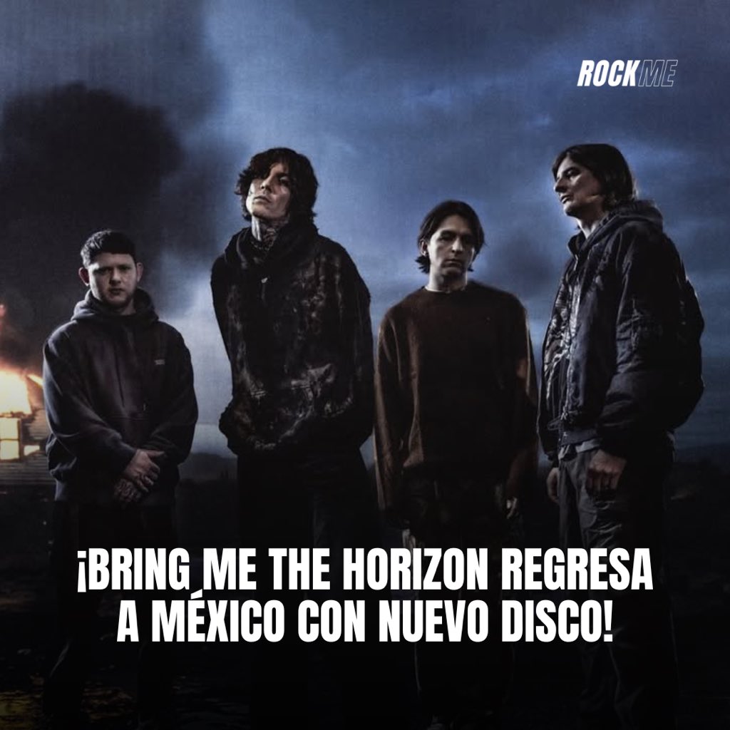 rockkk_me's tweet photo. #BringMeTheHorizon | ¡Bring Me The Horizon regresa a México con un enorme concierto en la Explanada Azteca, presentando su nuevo disco POST HUMAN: NeX GEn! 💿

#BMTH #Spiritbox #Polaris #ThePlotInYou #Thrown #ExplanadaAzteca #MexicoCity #CDMX #PostHuman #NeXGEn https://t.co/G7Lcq7VWBu