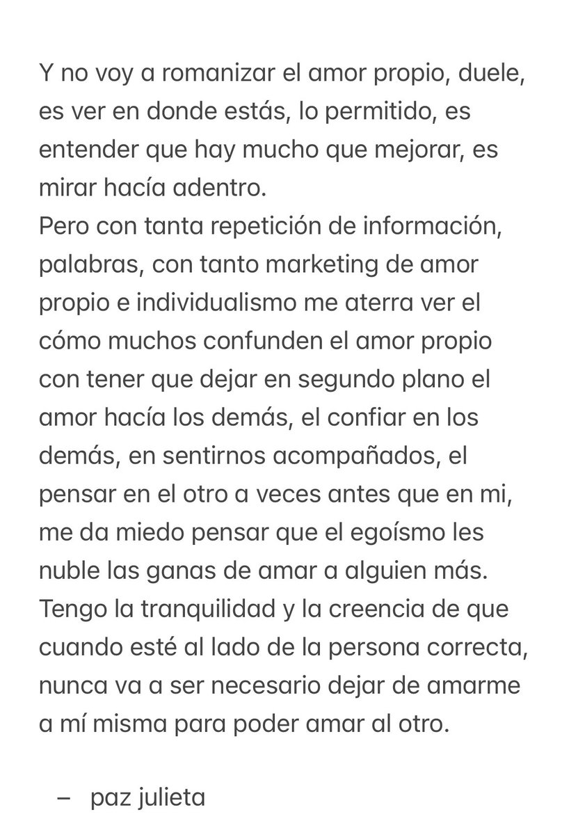 pazcitajulieta_'s tweet photo. “Amarnos pero nunca ser tibios” ❤️ https://t.co/xRIFHOqeXp