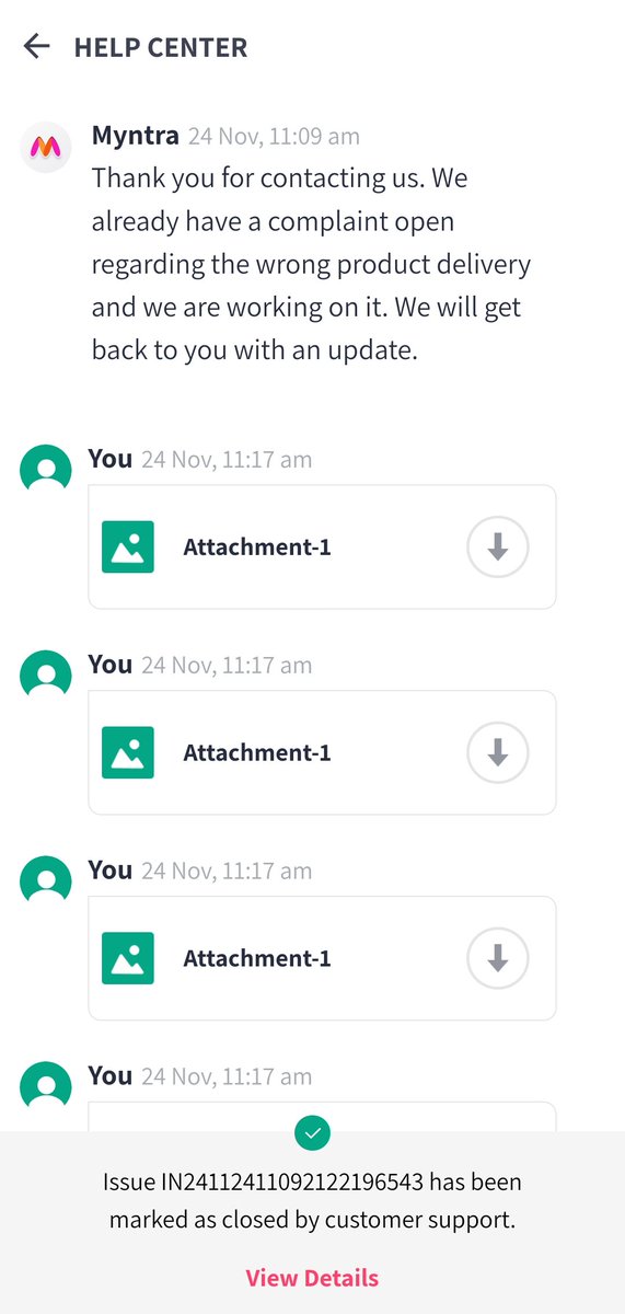 MoversTech's tweet photo. #Myntra this is Myntra costumer support @MyntraSupport where no one is doing support when you got damaged product.  I called to #Myntra support for register a complaint for damaged product but they registered wrong product. And closed the complaint without helping.  So #beware. https://t.co/POoDjRJnGT