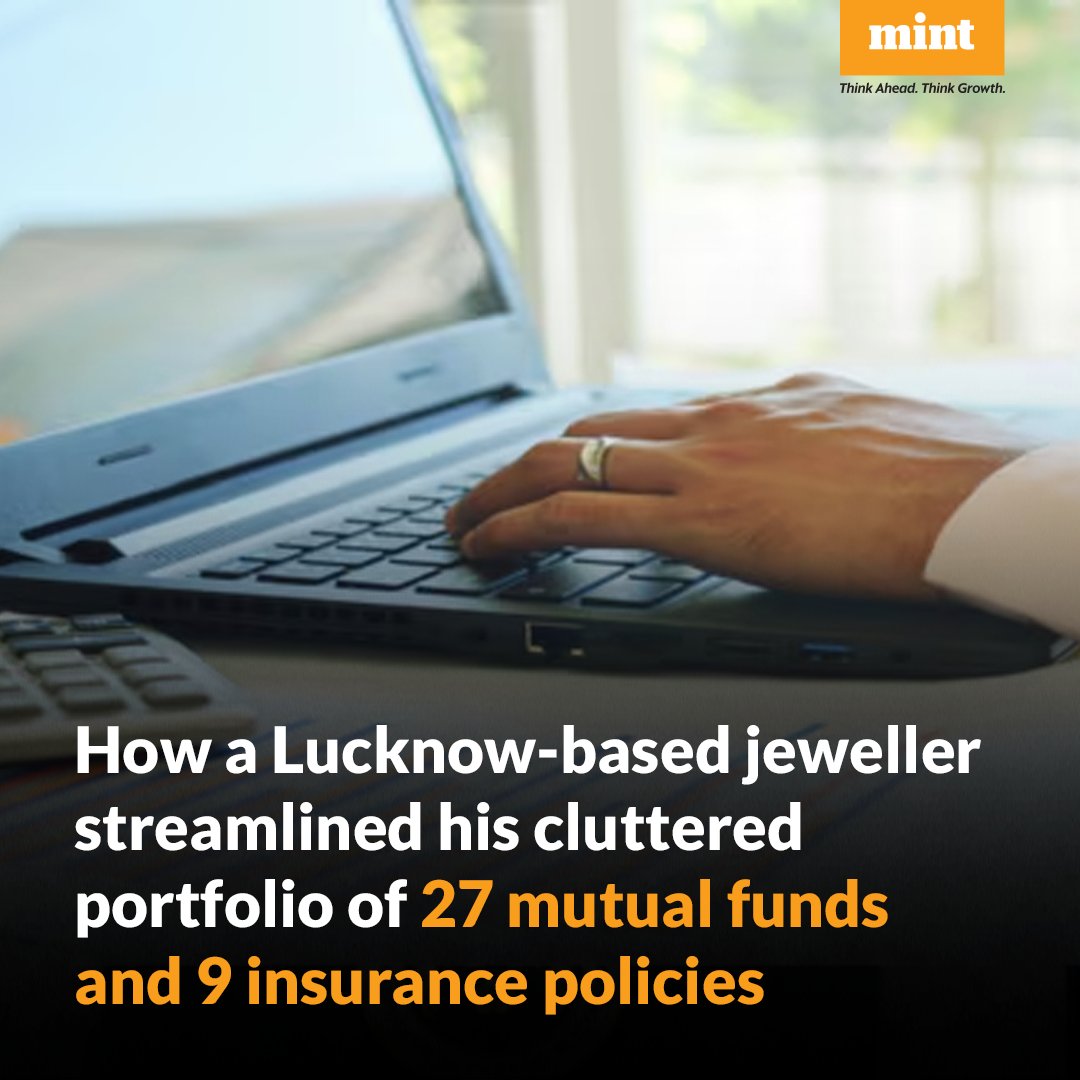 livemint's tweet photo. Anurag Kesarwani transformed his financial portfolio by surrendering half of his #insurancepolicies and investing in four #directmutualfund schemes through a registered investment advisor. He aims to save on commissions and better plan for his family's future financial goals.
Read more: https://t.co/ZqaJQD8xAn