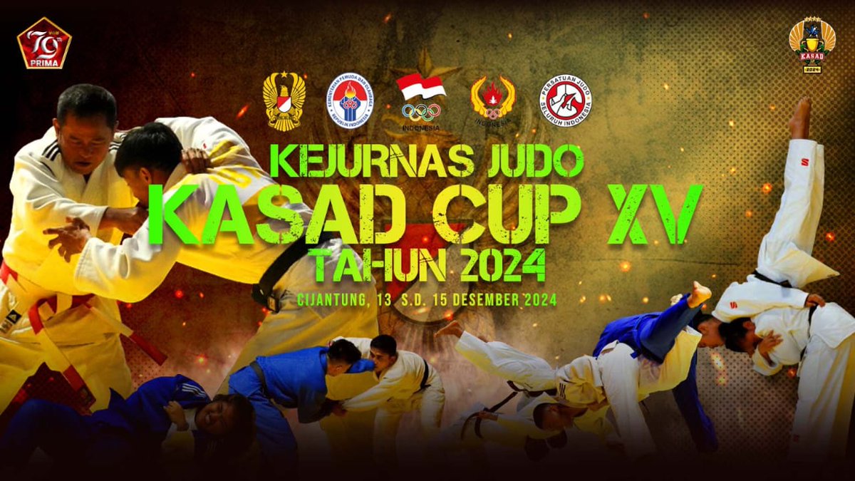 korem172pwy's tweet image. Kejurnas Judo Kasad Cup XV Tahun 2024

Cijantung, 13 s.d. 15 Desember 2024

#TNI #TNIAD #Kasad #KasadCupXV #KejurnasJudo

facebook.com/KoremPWY172/po…

instagram.com/reel/DDLjkVtMj…