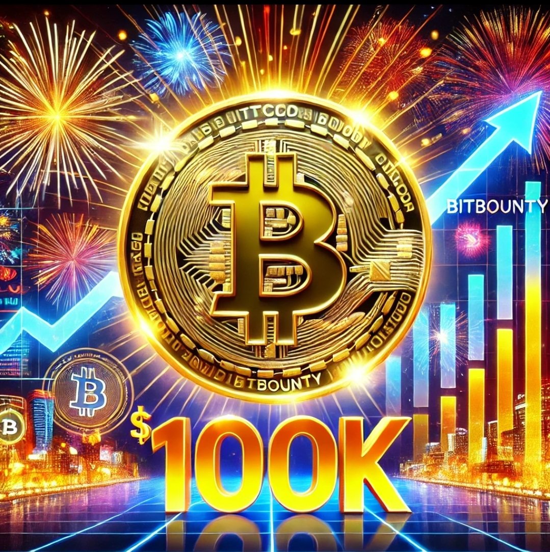 AviNashC2020's tweet photo. 🚀 BITCOIN SOARS TO $100K! 🚀
A milestone for the history books! 🤑
Bitcoin is rewriting the rules of finance—cheers to the believers! 🥂💎
#Bitcoin100K #BitBounty #CryptoRise
@bitbounty52 https://t.co/zmCdHIty7G