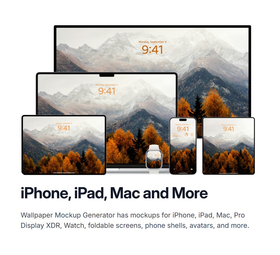 WallpaperMockup's tweet photo. https://t.co/6on2DXb540 Wallpaper Mockup Generator, Put wallpaper over the mockup, Thousands of wallpaper creators are using!
#wallpaper #mockup #PhoneWallpaper #wallpapermockup https://t.co/l9dFWnNOPx