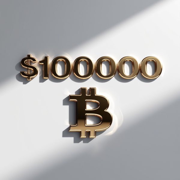 jorgeomar8216's tweet photo. Bitcoin cruza 100 mil USD, en menos de 10 años estará en 1 millón USD. 10 x. https://t.co/Q0PTErEdde