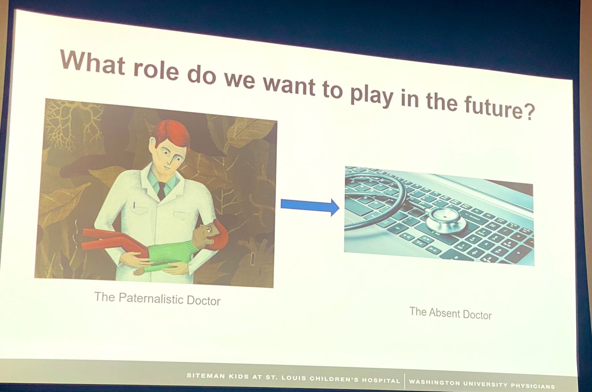Thought-provoking talk by <a href="/Sisk_MD/">Bryan Sisk</a> - with the evolution of technology/AI requiring health-professionals to ask some important ethical questions: Is it true? Is it good? Is it wise? 

And how will clinicians choose to work alongside tech in the future?

#AYACancerCongress #AYACSM