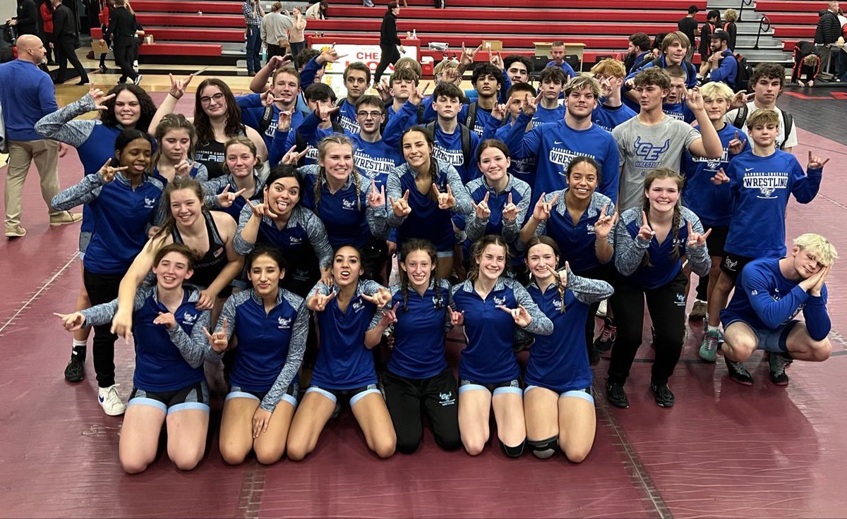 A lot to celebrate tonight!  Kicked off the season with a sweep of Lawrence high.  From start to finish it was a dominate night for the Trailblazers across all levels.