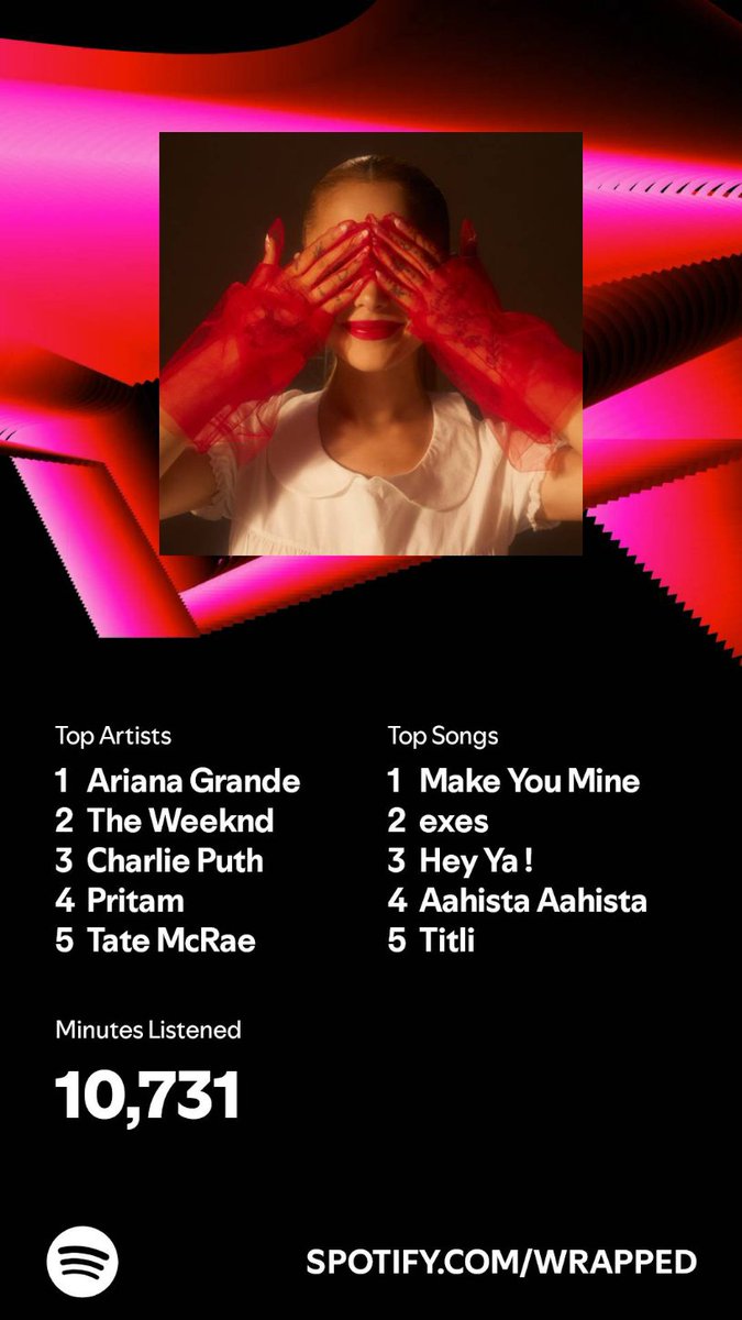 Timelin00796300's tweet photo. I listened for 10,731 minutes in 2024. What about you? #SpotifyWrapped 
https://t.co/KW87AP0FLh https://t.co/M6jKAhvDkN