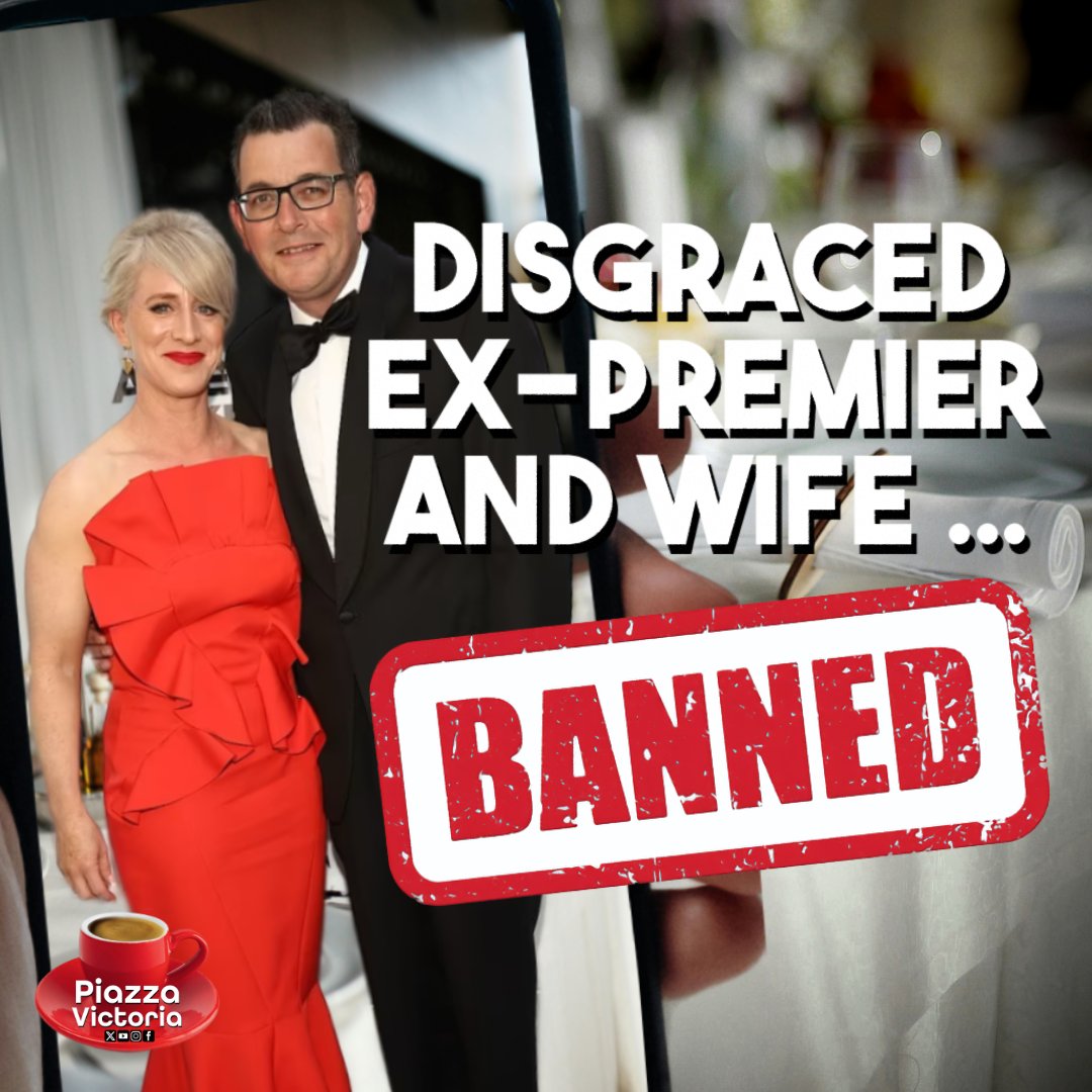Piazza_VIC's tweet photo. Victorian pubs, clubs, retailers, and fine dining establishments BAN disgraced ex-premier Dan Andrews and his wife as a court case looms over the near-fatal @BikeBoyScandal car crash.  

Do you own a business? 
Would you ban the Andrews?

#DanAndrews #BikeBoy #Dimma #Lamaros