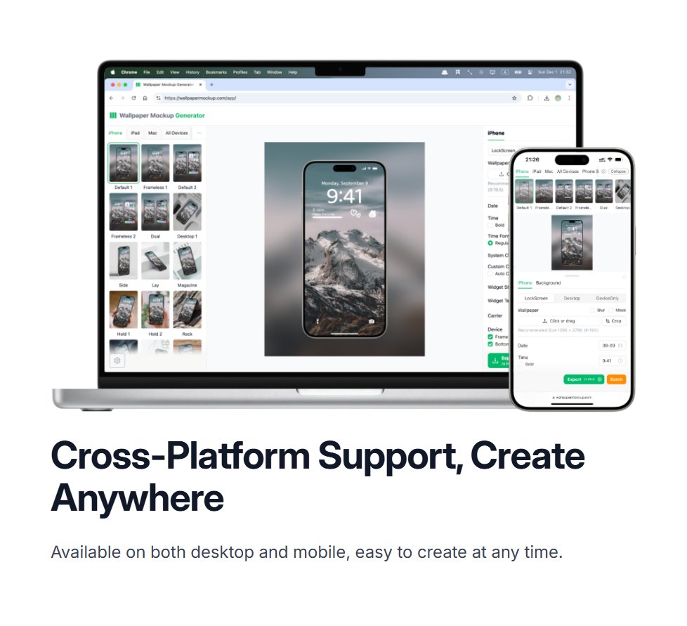 WallpaperMockup's tweet photo. https://t.co/6on2DXb540 Wallpaper Mockup Generator, Put wallpaper over the mockup, Thousands of wallpaper creators are using!
#wallpaper #mockup #PhoneWallpaper #wallpapermockup https://t.co/l9dFWnNOPx