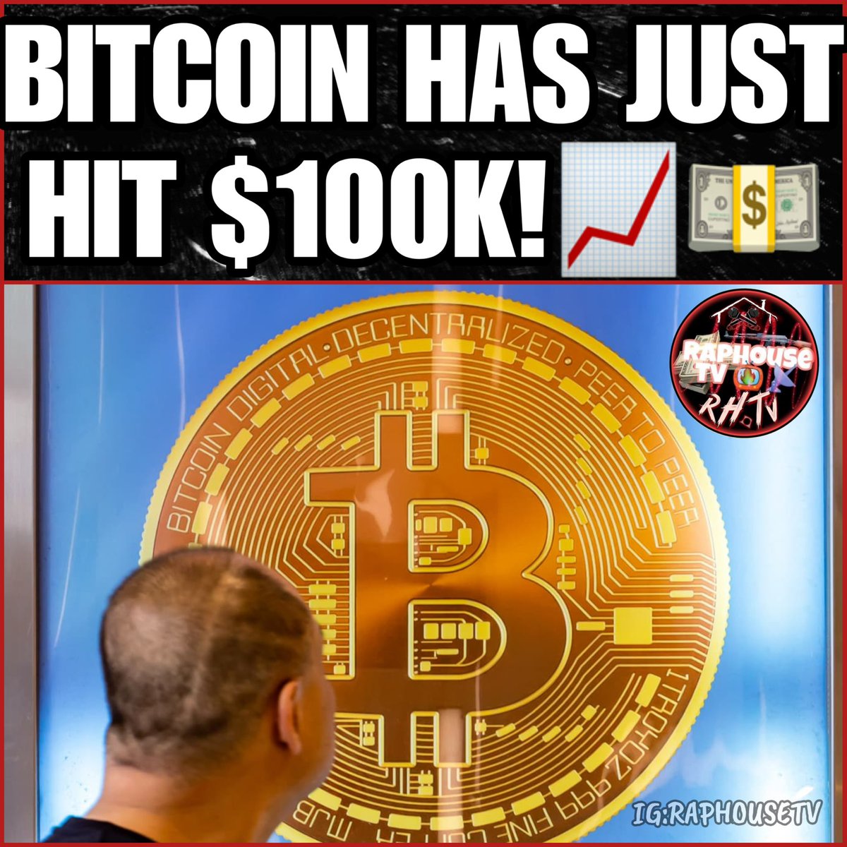 Bitcoin has just hit an all time high. 1 BTC is $100k