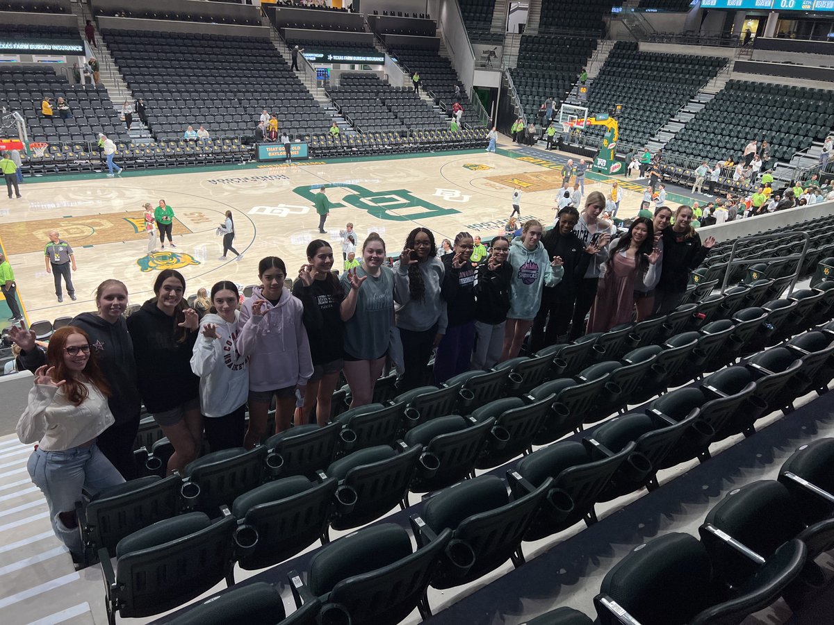 Thank you @baylorwbb for having us tonight!!