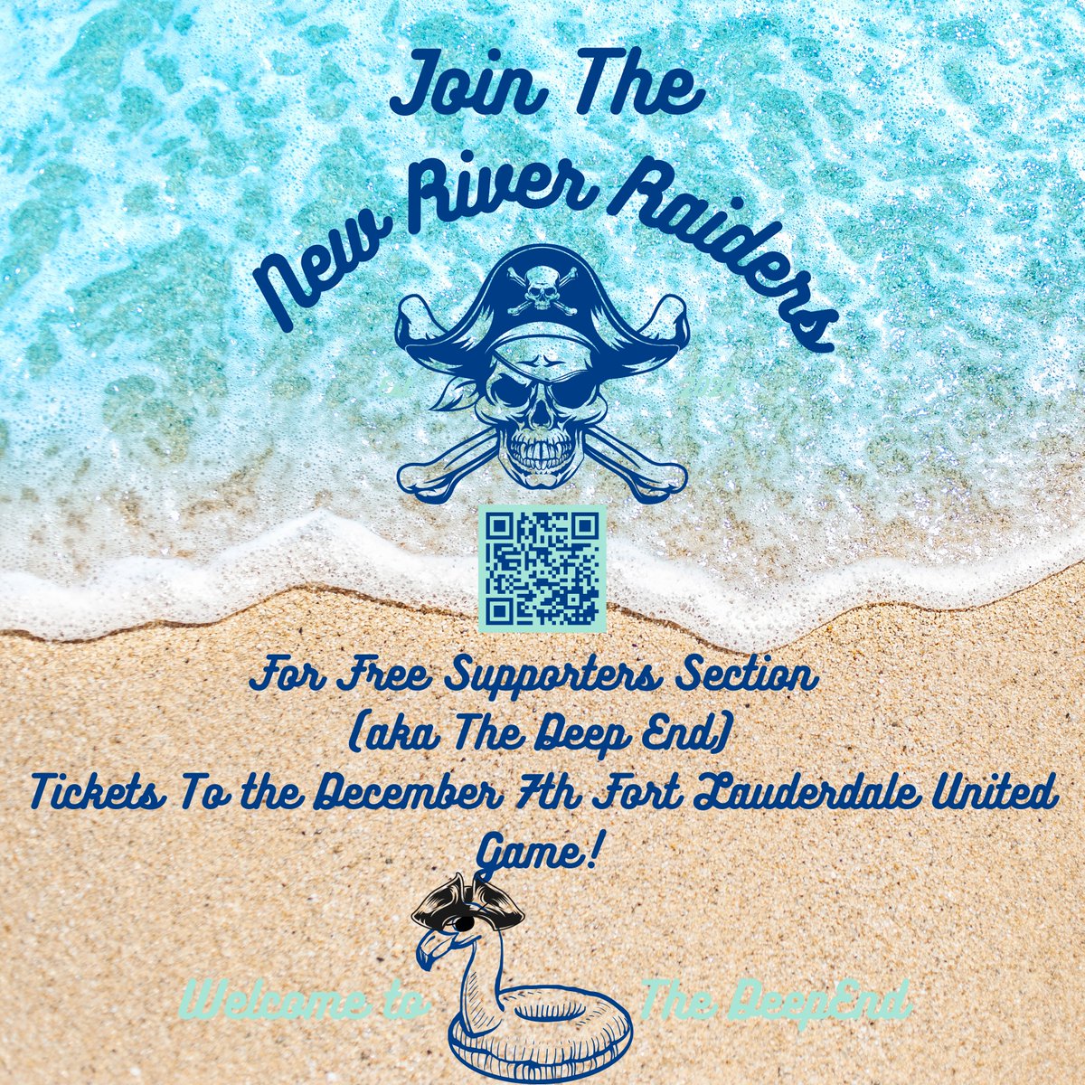 newriverraiders's tweet photo. 🚨 FREE TICKETS ALERT! 🚨

Want to catch an exciting soccer game for FREE? 🙌

Join The New River Raiders and get your FREE tickets to the Fort Lauderdale United game this Saturday, December 7th at 7:30 PM! ⚽🔥

Don’t miss out on the action— and enjoy a thrilling match! 🎟💥 https://t.co/7DPzLh31oP