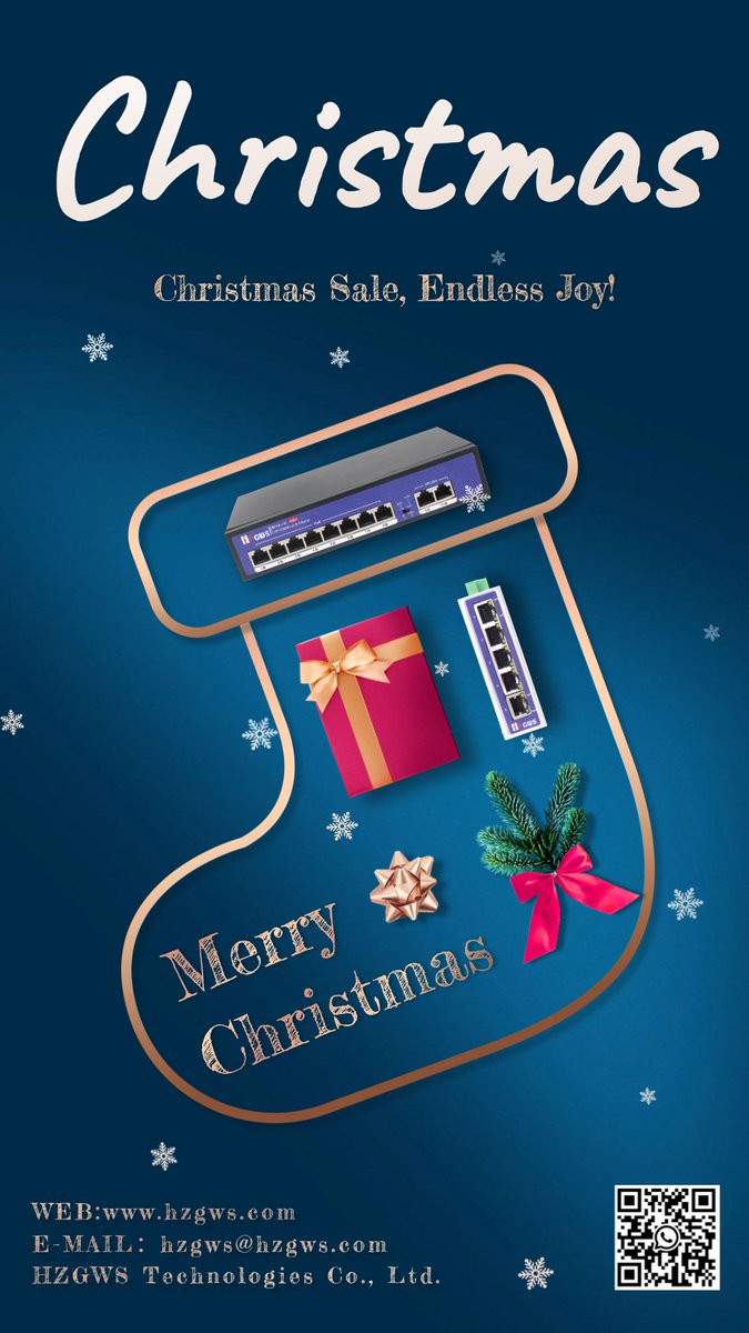 HZGWS_PoE's tweet photo. 🎄💝Christmas is just around the corner,we are launching exclusive festive offers about our Ethernet switch products that we believe will make your Christmas more joyful.🎅❄️
🍎For details of the event discount and contact information, please check picture 1！🥳🥳 https://t.co/xw9QCk2Mqj