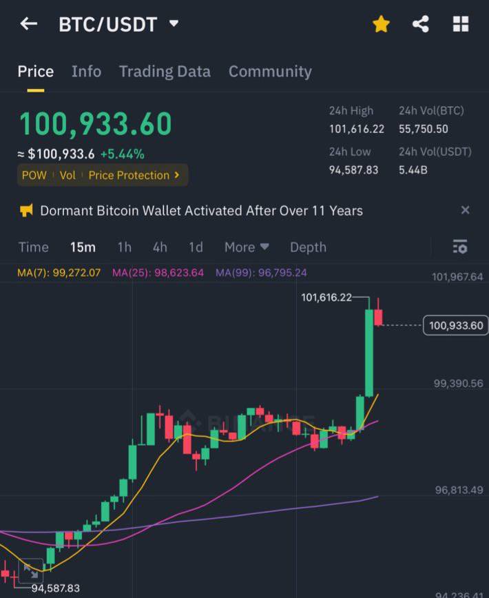 101K BTC in year 2024