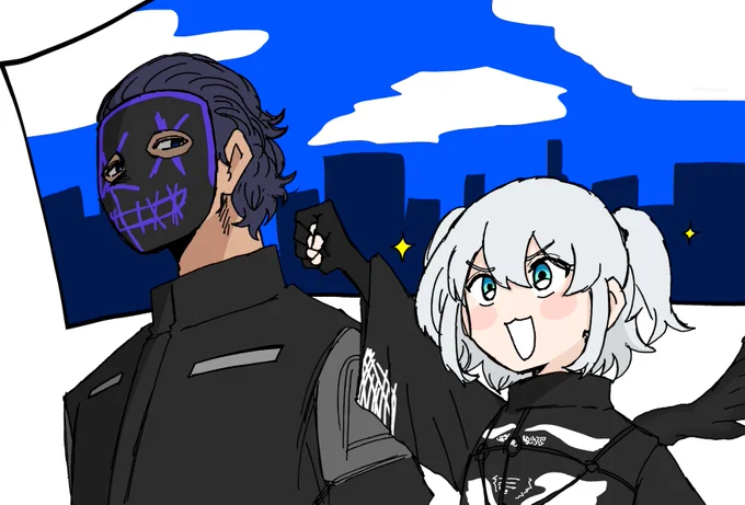 『やっちゃいますかぁ!』#VCRGTA #VCRGTA絵#い・らくすと #とろろあーと 