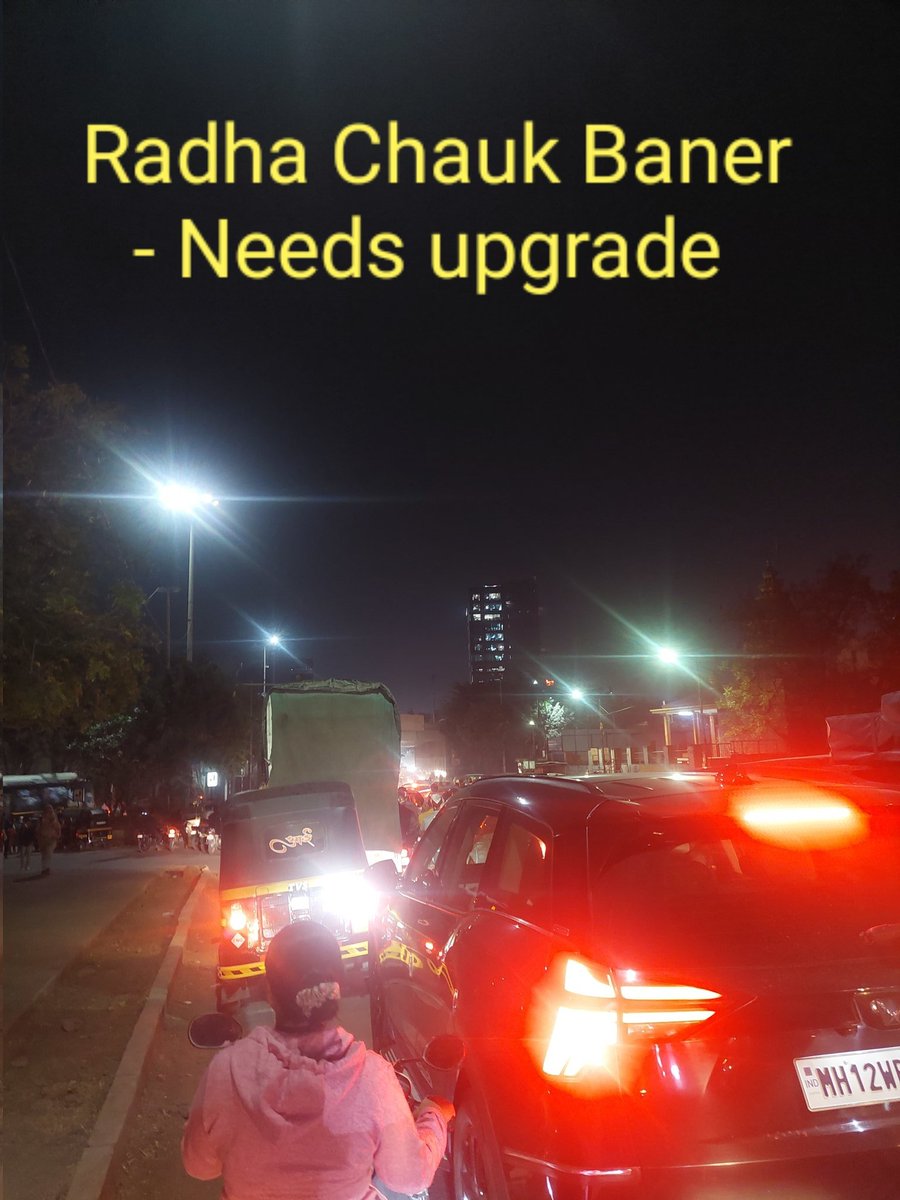 Mhalunge-Balewadi HousingSociety Association (@mhalungespeaks) on Twitter photo #RadhaChauk baner - Everyday we have huge traffic jams here & residents from Mhalunge, Baner , Balewadi ,Sus are getting stuck .
<a href="/CMOMaharashtra/">CMO Maharashtra</a> <a href="/OfficialPMRDA/">PMRDA</a> <a href="/MSRDCLtd/">MSRDC Ltd</a> <a href="/mohol_murlidhar/">Murlidhar Mohol</a> <a href="/AjitPawarSpeaks/">Ajit Pawar</a> this road needs a upgrade to resolve traffic issues along with NH48 highway #RadhaChauk baner - Everyday we have huge traffic jams here & residents from Mhalunge, Baner , Balewadi ,Sus are getting stuck .
<a href="/CMOMaharashtra/">CMO Maharashtra</a> <a href="/OfficialPMRDA/">PMRDA</a> <a href="/MSRDCLtd/">MSRDC Ltd</a> <a href="/mohol_murlidhar/">Murlidhar Mohol</a> <a href="/AjitPawarSpeaks/">Ajit Pawar</a> this road needs a upgrade to resolve traffic issues along with NH48 highway