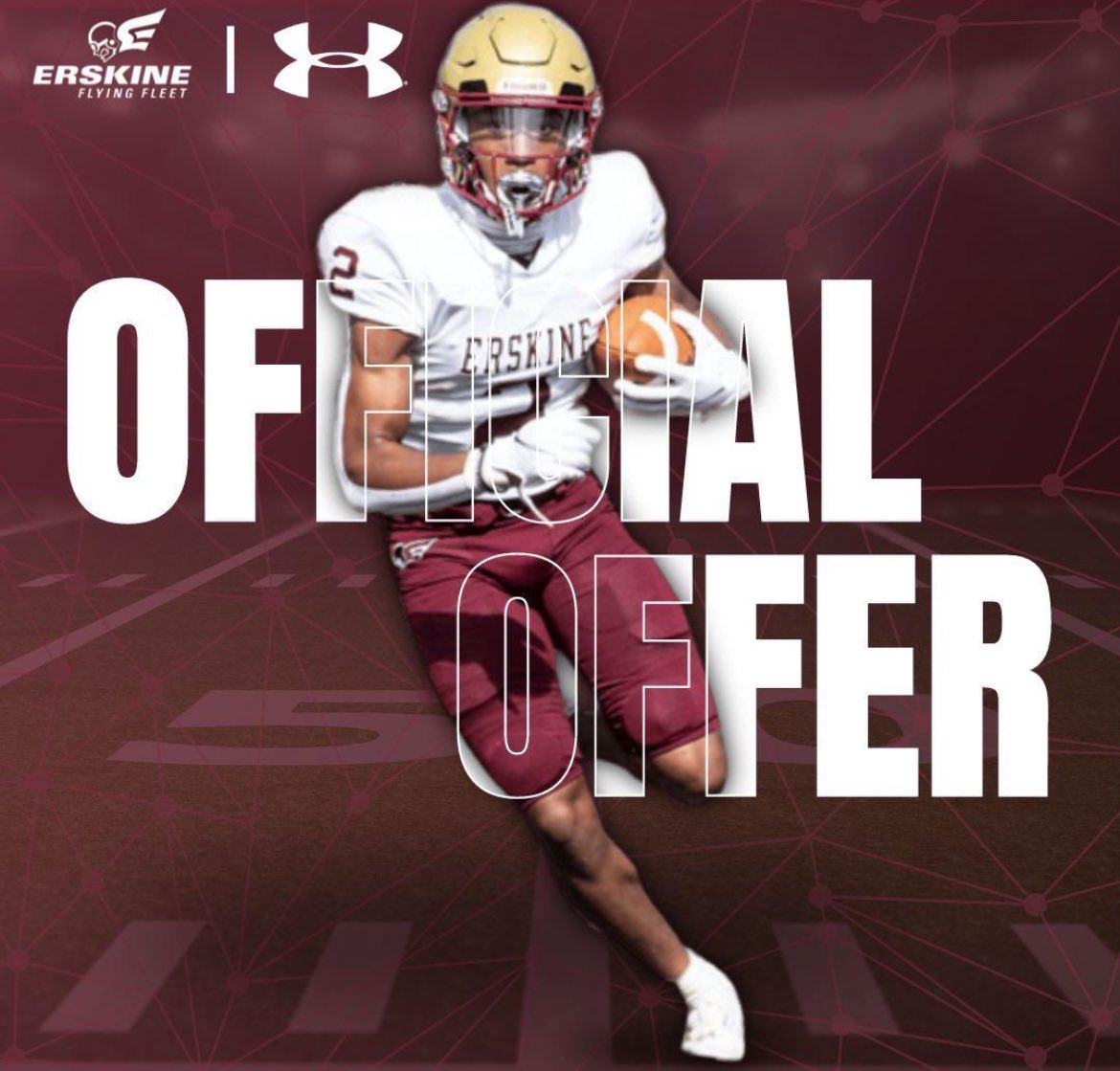 DusterDylan's tweet photo. After a great conversation with Coach Williams I’m blessed to receive my 2nd offer to Erksine College.
@icoachfb @FleetFB @HHSPantherFB @AL7AFootball @PrepRedzoneAL @RepToTheMax @NavendraWoods https://t.co/aPXmML63Kx