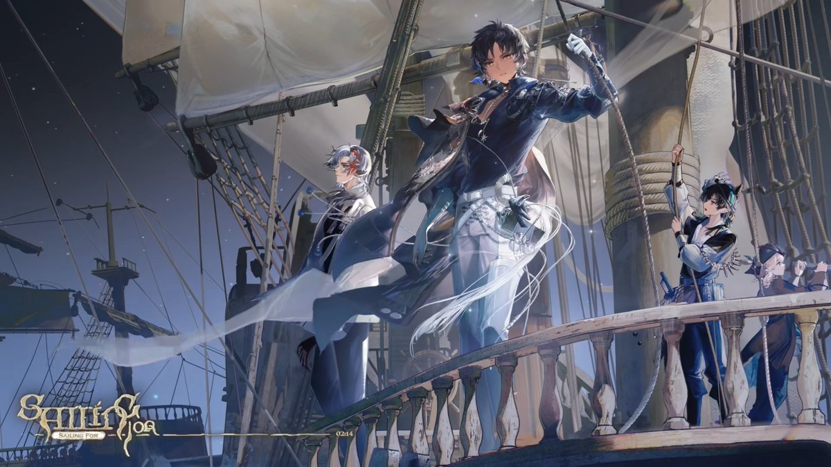 GF_Saihate's tweet photo. EP「Sailing For」
俺はいつも俺が向かう先に自問している、何故航海を始めたのかと。
海に呼び掛けたから。風と波に乗ったから。イベリアは最早故郷では無くなったから。
俺は何処に向かうのか、そう疑問に思う事はもう無い。

https://t.co/LkECSc1sRc https://t.co/WXy4XpmMDR