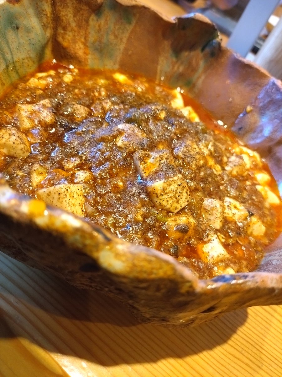 hetareter_GE8's tweet photo. 月イチ桂花の麻婆麺✨
〆に白米を投入して投入して、二回楽しめる(ﾟдﾟ)ﾒﾁｬｳﾏ https://t.co/UfrwlzRXd9