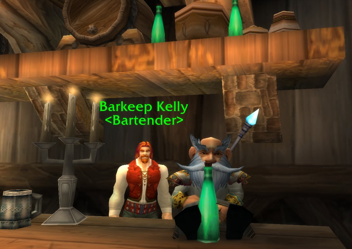Drinking with a friend