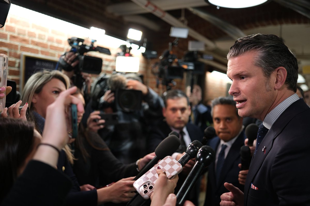 phegseth's tweet image. We have a family motto with our young kids, "Hegseths do hard things." That rings especially true these days. Fight on @PeteHegseth