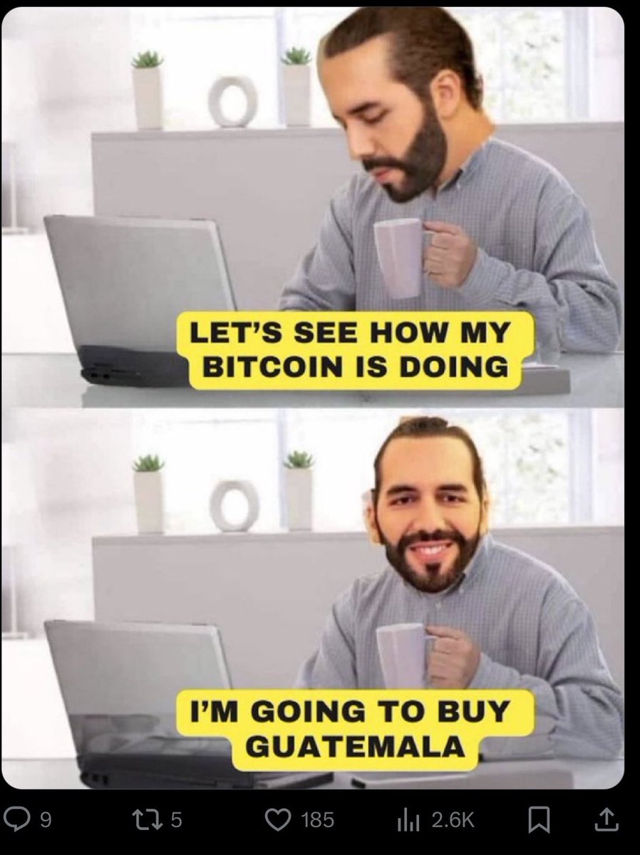 univrsCrypto's tweet photo. @nayibbukele https://t.co/rvasDa6P9R