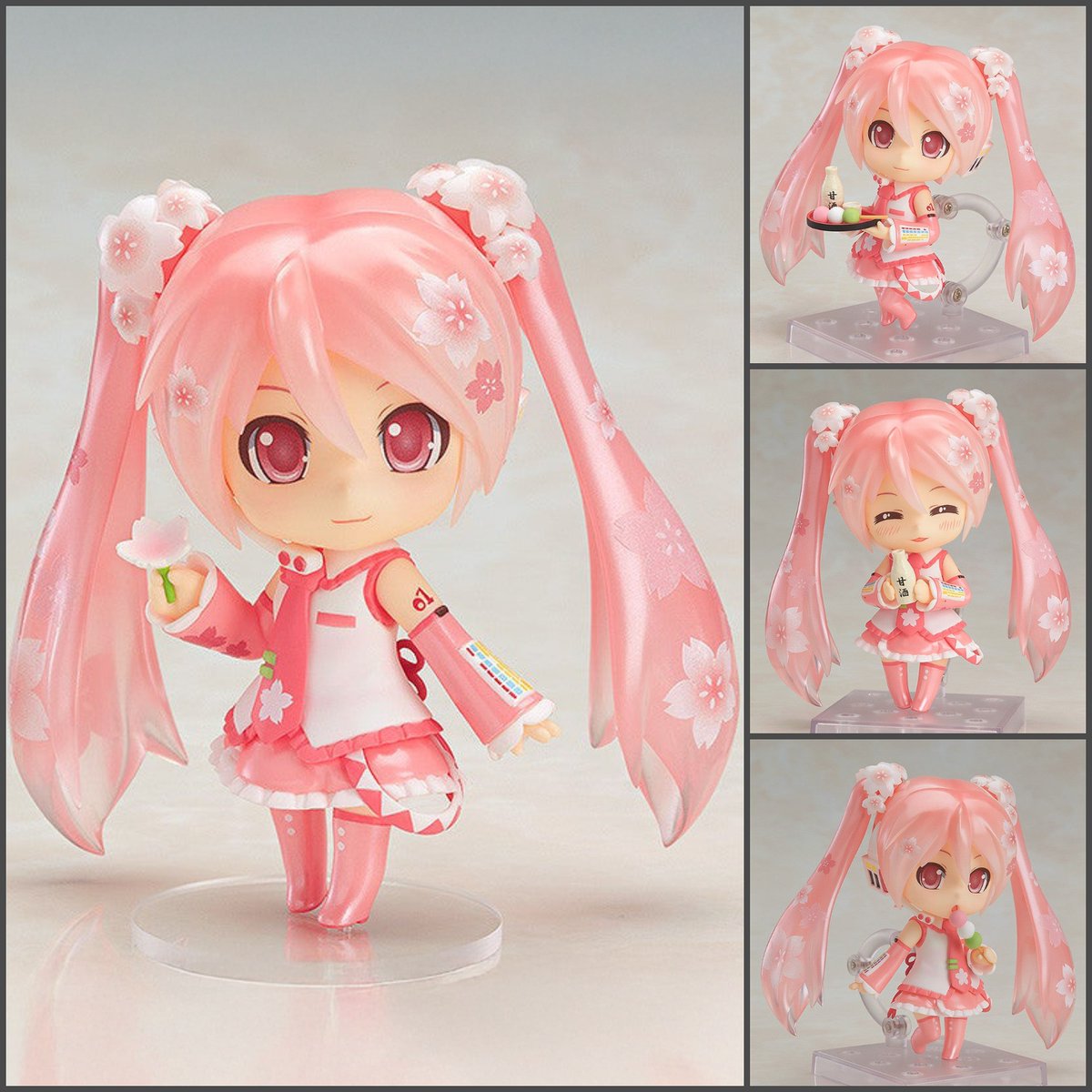 GoodSmile_US's tweet photo. Back by popular demand, Nendoroid Sakura Miku: Bloomed in Japan returns for a rerelease. This Nendoroid comes complete with plenty of charming optional parts! Preorder her today at GOODSMILE ONLINE SHOP US!

Shop: https://t.co/GUCpFA3rBq

#SakuraMiku #Goodsmile https://t.co/2ZZM98P9SN