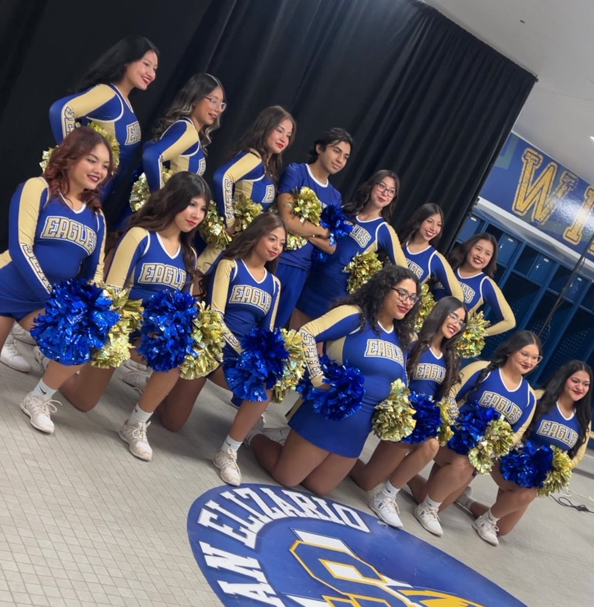 dimorales1998's tweet photo. A little competition team photo shoot before our first cheer competition of the season in January. They deserve the best and more!!! ❤️ #proudcheercoach #SEHStheBest  Special thank you to @mydezigns22  for driving out to San Eli! https://t.co/dXEn1f3xxZ