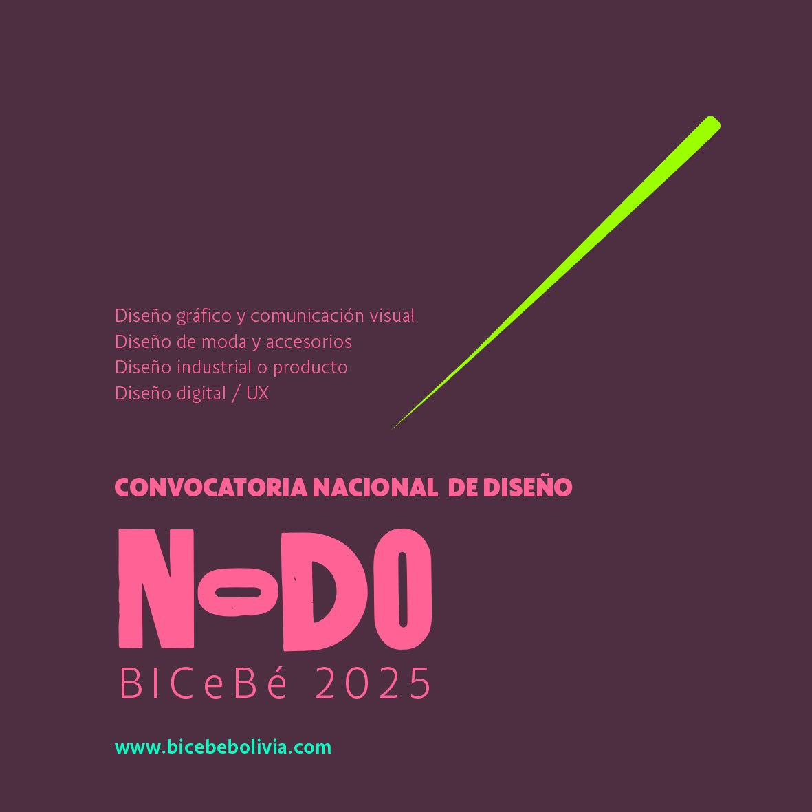 PARTICIPA DE LA PRIMERA CONVOCATORIA NACIONAL DE DISEÑO NODO BICeBé 2025 en las áreas de Diseño gráfico y comunicación visual, Diseño de moda y accesorios, Diseño industrial o producto, Diseño digital / UX
Descarga la convocatoria: Link Bio
📌CIERRE: 22 de Febrero 2025
