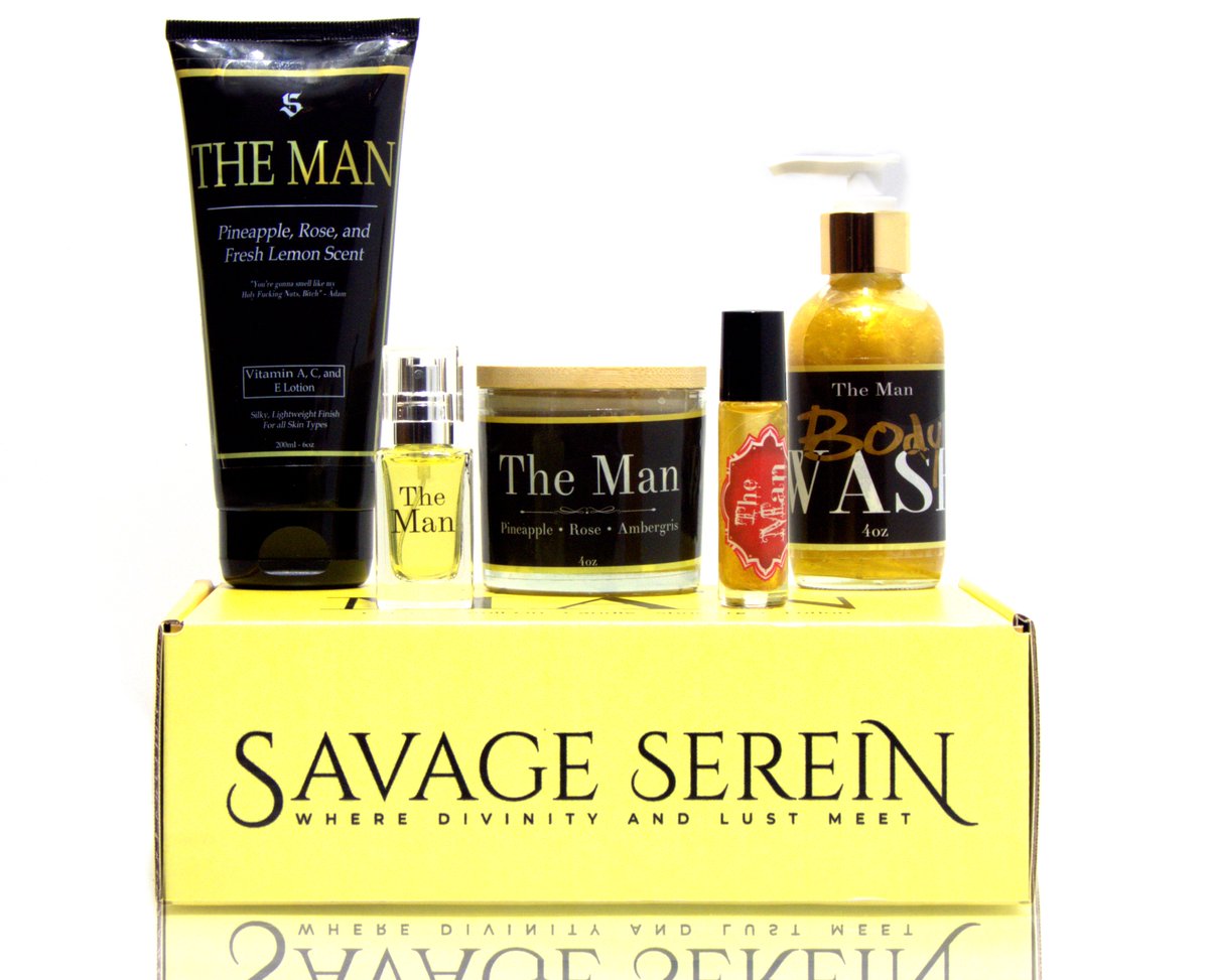 Spo0kyBoiTV's tweet photo. 🍆"The Man" Giftset – A Legendary Limited Edition!🍆

My signature Giftset for the Fucking Man Him-self, #Dickmaster #HazbinhotelAdam #Firstman! In this Limited Time Giftset, you'll receive--

✨ "The Man" Cologne & Roll-On 

🕯 4oz "The Man" Candle

🚿 4oz Scented Shower Gel 

💧 8oz Personal Lotion 

Smelling like Adam's Holy Fucking Nuts never felt so Festive! Available now for a Limited Time, with Restocks happening round the clock! 

https://t.co/vwdNnzd2ky

#Hazbinhotel #helluvaboss #vivziepop #hellaverse #hellaversemerch