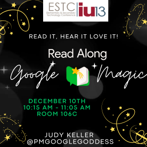 PMGoogleGoddess's tweet photo. Transform your classroom and ignite a love of reading with Google Read Along! ✨ Join me at #IU13EdTech on Dec 10th for "Read it, Hear it, Love it." @IU13EdTech #edtech #literacy #GoogleEI #ReadAlong #elementaryeducation https://t.co/kurzBIaxXv
