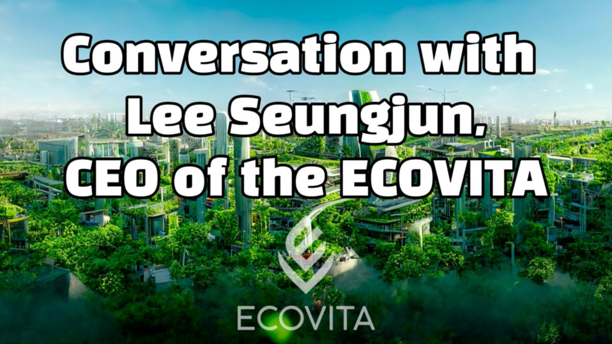 EcovitaRec's tweet photo. 🌟 Check Out the CEO Interview of the ECOVITA Project! 🌱
Don’t miss the chance to win USDT by leaving a comment! 💬✨

🎥 Watch now
English : https://t.co/6Ka0ee6pR5
Korean : https://t.co/LoQlRknNdH (Japanese and English subtitles)

#ECOVITA #NFT #Sustainability #CryptoRewards #USDTGiveaway #CEOInterview #Web3Projects #EcoFriendly