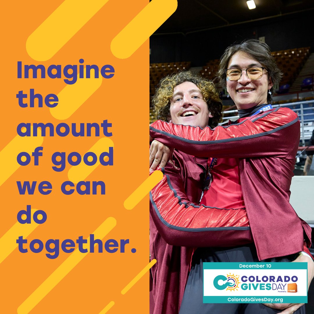 BKPercEnsemble's tweet photo. Countdown: 1 week until Colorado Gives Day! Here’s how you can help. https://t.co/SBQo7EWIb5

#CGD2024 #BlueKnights https://t.co/jIiV4LnfHM