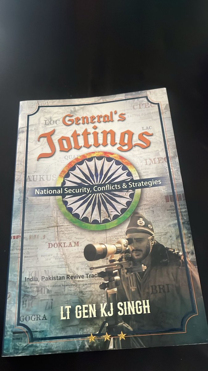 kayjay34350's tweet image. #GeneralsJottings
@faujidays
@adgpi
Privileged 2 present copy of my book 2 our Chief, Gen Upendra Dwivedi.Had privilege 2 be BGS,when he was Col GS (Ops),my observation-Chief has grown in professional stature & rank by miles but his humility & groundedness remains unsurpassed.