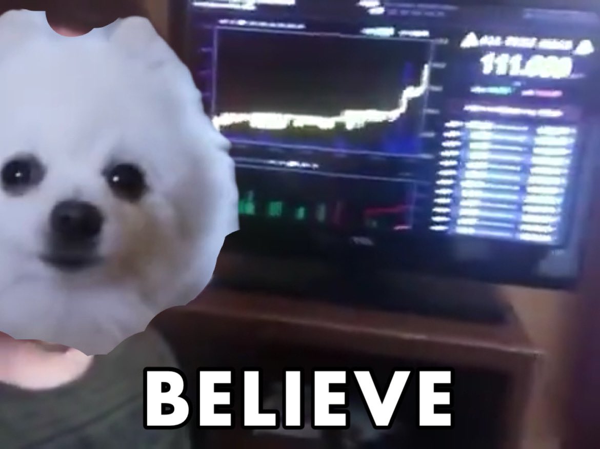BorkSOL's tweet photo. Believe in something….

Congratulations $BTC 🌕 https://t.co/yBvnOtbBGR