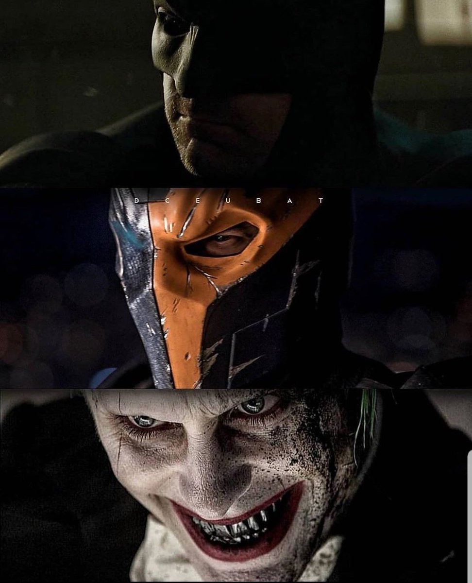 BatfleckMovie's tweet photo. We just need these three back on screen together 

#MakeTheBatfleckMovie 
@BenAffleck @JaredLeto @JoeManganiello https://t.co/hHLBLxCQmJ