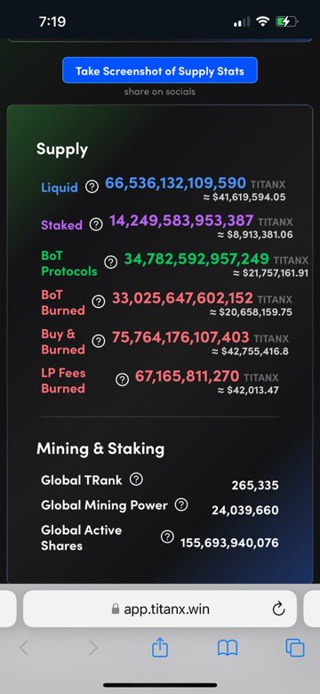 KrisTitanX's tweet photo. 3.4 trillion liquid supply gone in 4 days.
GONE
We said we wanted more burning- well we got it ! 
It’s incredible. It’s #TitanX
And you don’t have enough of it https://t.co/HwRBei6w2I
