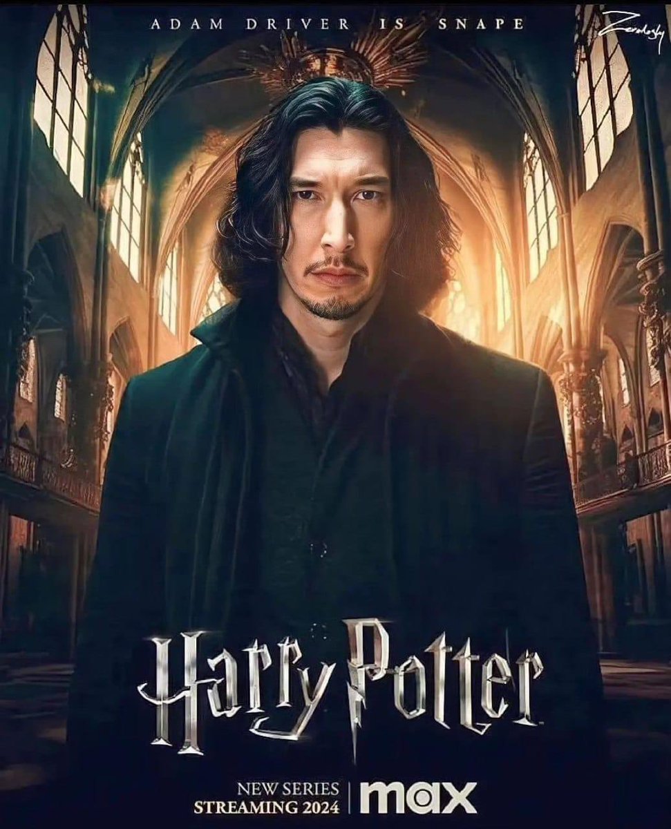 HPotterUniverse's tweet image. Adam Driver would be my choice for Snape.