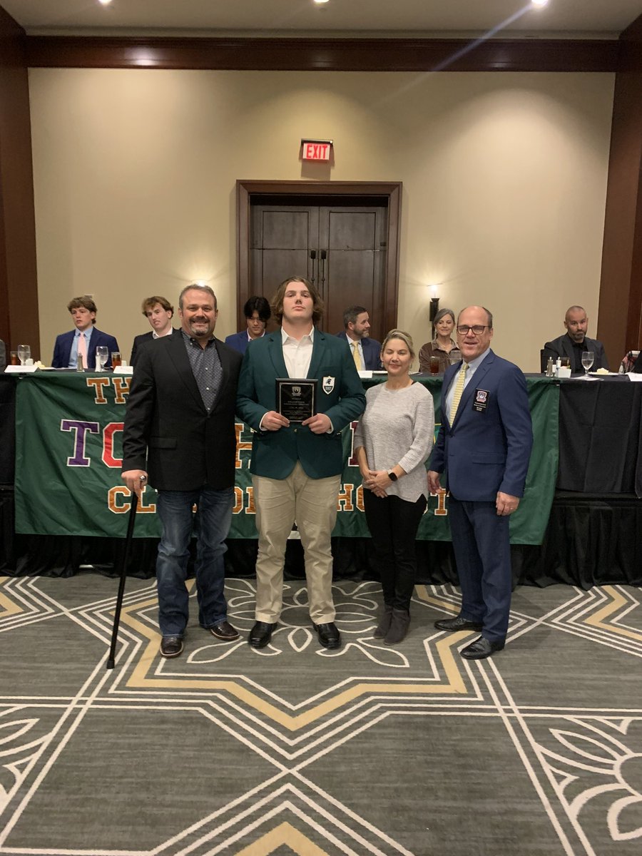 twcasports's tweet photo. Big night for our Warriors! 🏈 Four members of our football team are nominees at tonight’s TD Club of Houston Awards. Proud to see their hard work and dedication recognized on such a big stage! #WarriorPride #TDClubHouston https://t.co/LYBn9uiN3i