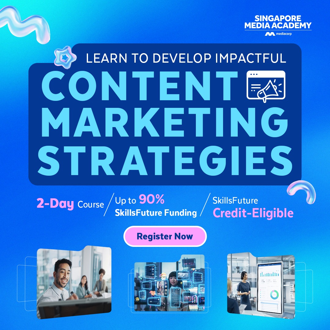 SMAsg's tweet photo. Outshine your competitors! Learn to create engaging content for a global audience and build strong relationships with your stakeholders through our 2-day course. Up to 90% SkillsFuture Funding. Tap on your SkillsFuture Credits.
Reserve your spot now!  https://t.co/vuxAjXPJ5G https://t.co/zn8KaczM0d