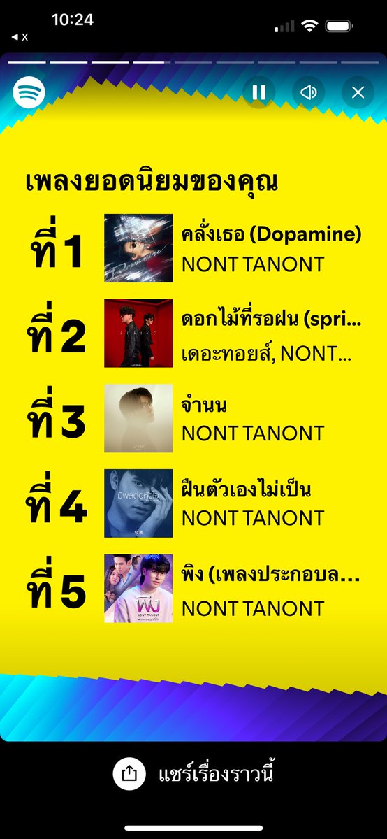 Angel3659's tweet photo. #SpotifyWrapped2024
#NONTTANONT https://t.co/0zbbSSbyoF