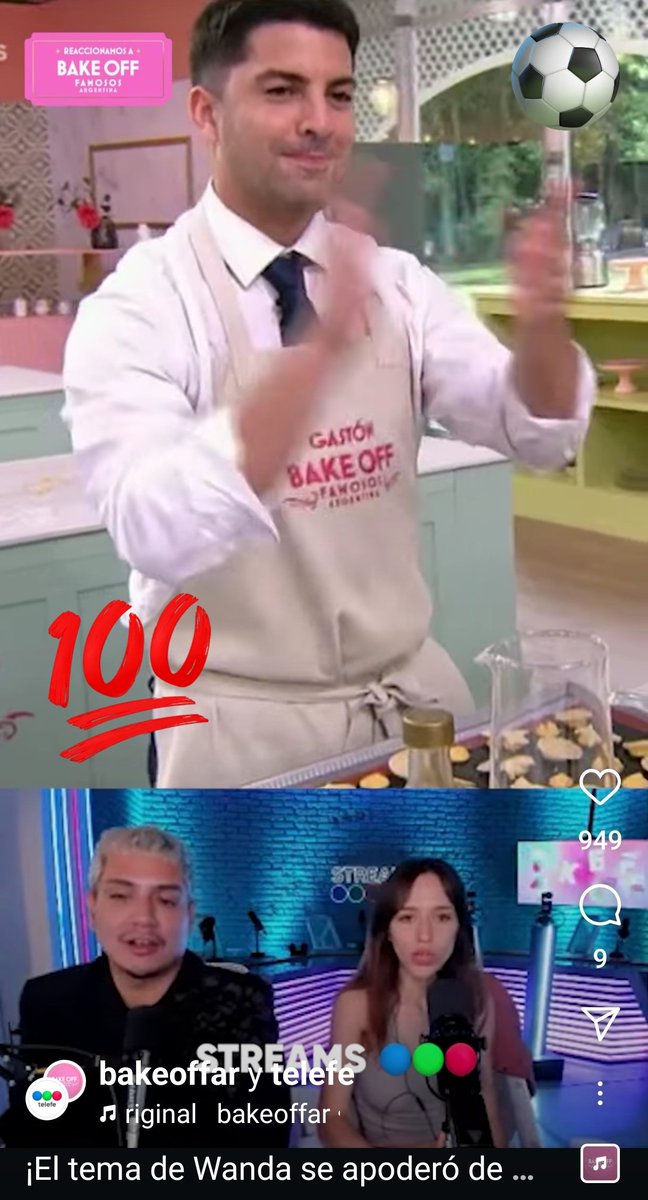 AliciaMiel1's tweet photo. Lo veo y lo quiero 🎷🎷🎶🎶🎵🎵✖️🎵 lo veo y lo quiero Gastón que percha, tiene ese traje 👏👏🙌🙌🙌☝️
♥️🎶✖️🎵
#BakeOffFamosos @gastonedul @iudica @verolozano_16 #percha
@candemol @telefe https://t.co/vzz10xLKL7