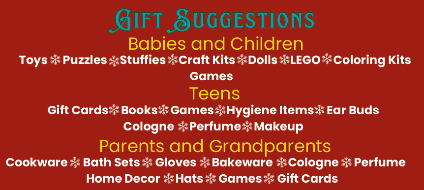 southernalberta's tweet image. Only a few more days to enter our FLAMES TICKET DRAW!

Win 2 tickets to the January 30th game as the Flames host the Ducks by donating a gift or gift card in support of Magic of Christmas Foothills at our office!

Here's some in-need items to help you get your ballot!