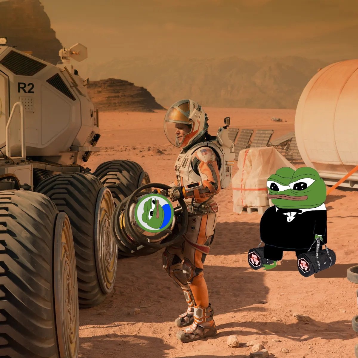 lowcode_life's tweet photo. Moon is just a stop off
Mars is the destination for $APU thanks @elonmusk - we are reliably informed there is moar $APU there also.
#Crypto #Futures #Foretold as it is written https://t.co/5QfAJ9sBe7