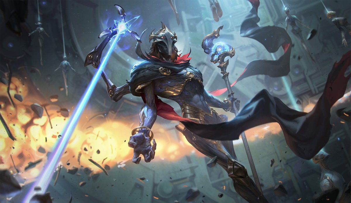 Base Viktor Visual Update, its a pleasure to paint one of my favourite character from the show .
please check My artstation for the close up and the process

artstation.com/artwork/XJdR1y