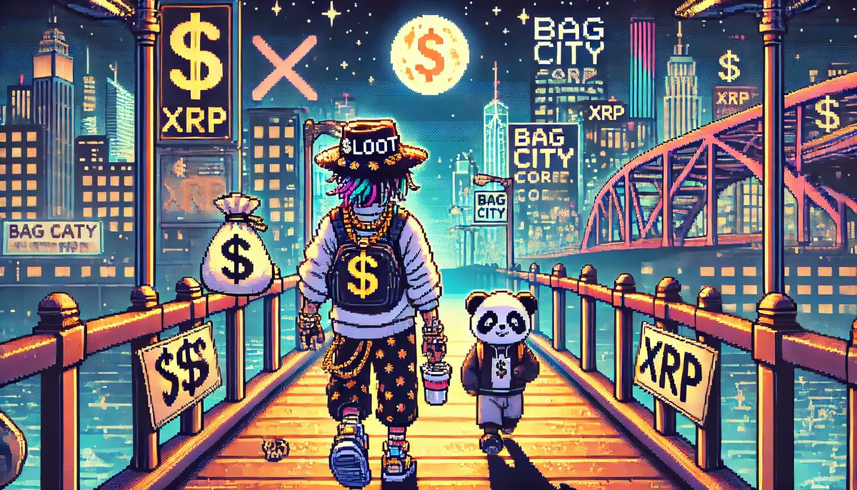 LOOTontheXRPL's tweet photo. Grand setting. Meet me on currency bridge outside the city. I got some #XRP bring da $LOOT. 💰 🤑  #crypto #xrplmemecoin

#xrpcommunity #xrpworld #bagcity https://t.co/TB48GzF21q