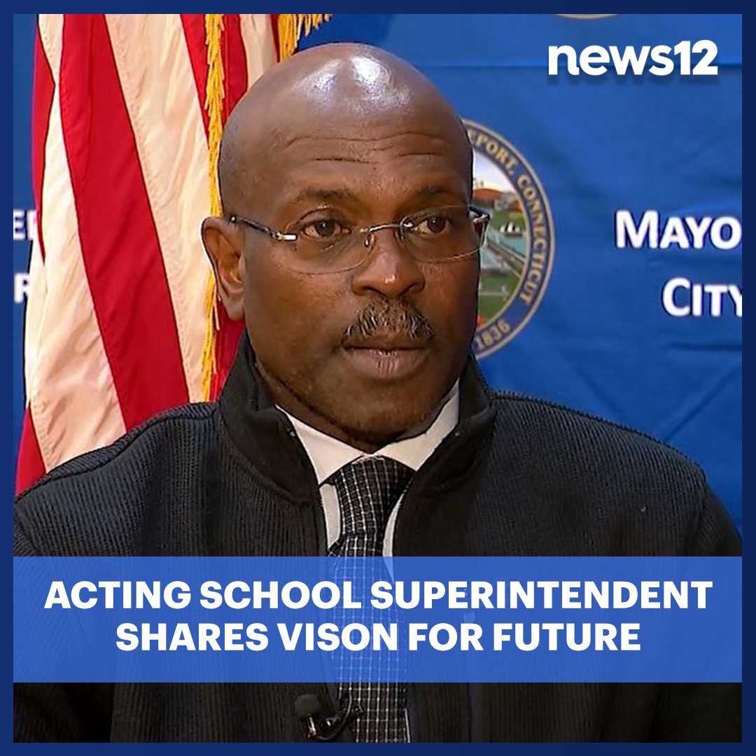 News12CT's tweet image. BRIDGEPORT SCHOOLS: Acting #superintendent of #Bridgeport Public Schools says his top priority will be to seek input from parents, teachers and staff.
bit.ly/4gmnhHc