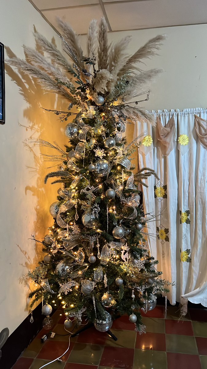 Este año rompí el récord de decorar la casa de navidad ya solo me falta afuera y lo más impórtate el pie de árbol