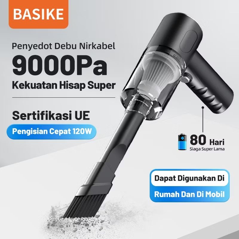 wawan80an's tweet photo. Cek BASIKE Penyedot Debu Nirkabel 9000Pa Kekuatan Hisap Super 120W Pengisian Cepat Siaga Super Lama dengan harga Rp59.000. Dapatkan di Shopee sekarang! https://t.co/Bjj8YTOFAJ https://t.co/tPsHFGuuVw